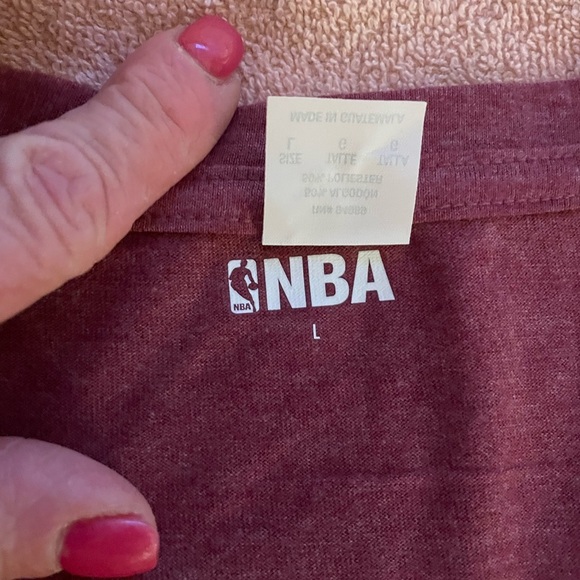 NEW-Maroon V-Neck Tee with Colorful 
“Tree of Life Design “ - Picture 8 of 10